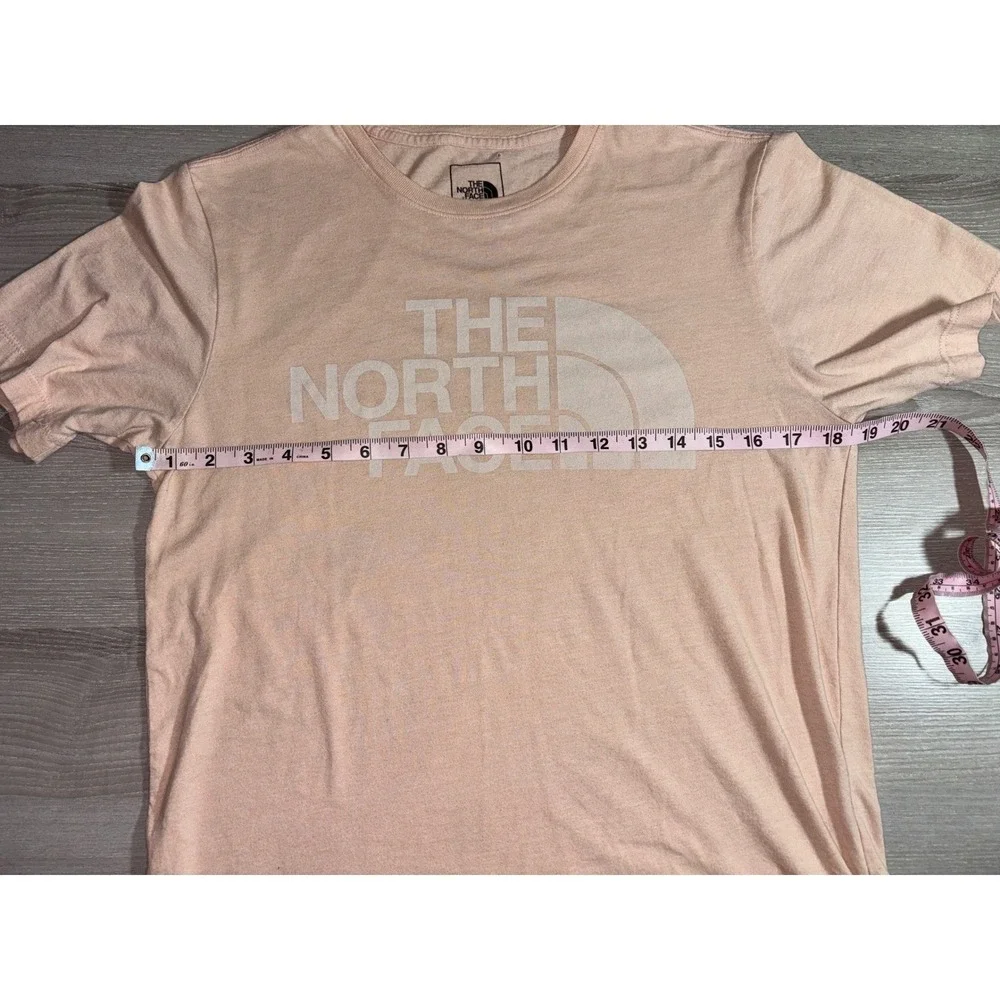 The North Face Mens Graphic T-Shirt Peach Half Dome Logo Size M Gorpcoare Nature